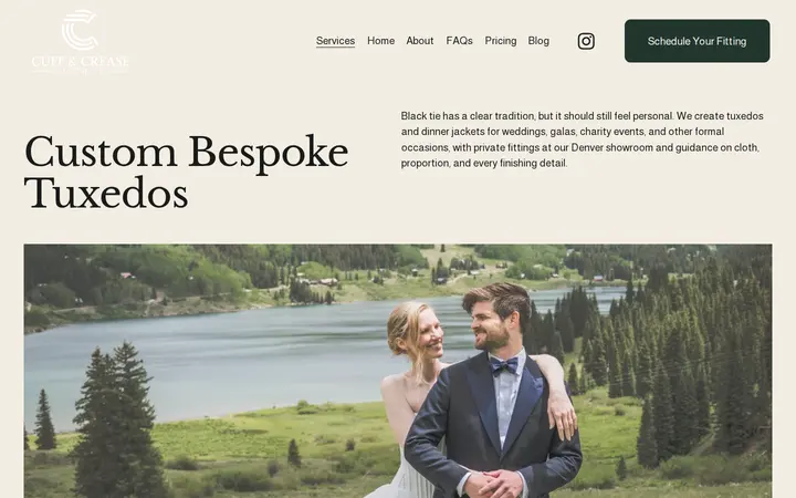 /custom-tuxedos-denver — Cuff & Crease
