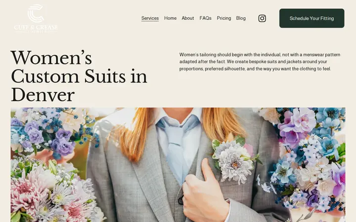 /womens-custom-suits-denver — Cuff & Crease