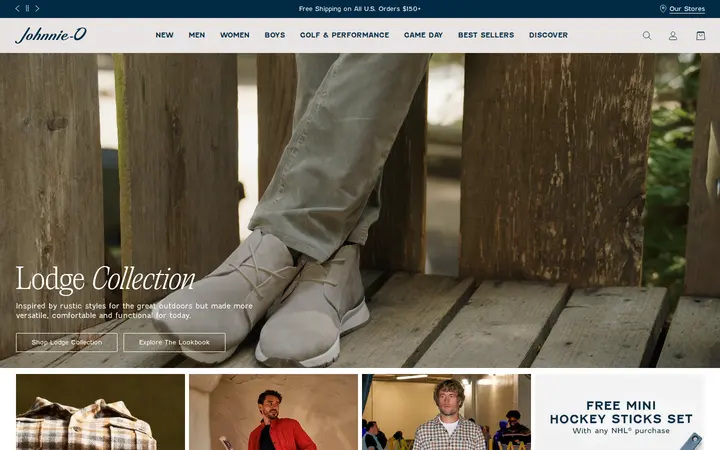 Website of Johnnie-O Cherry Creek