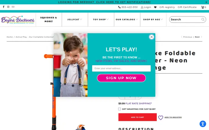 /collections/active-play-our-complete-collection/products/maxi-deluxe-foldable-led-scooter-neon-blaze-orange — Beyond the Blackboard