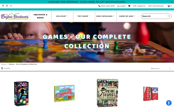 /collections/games-our-complete-collection — Beyond the Blackboard