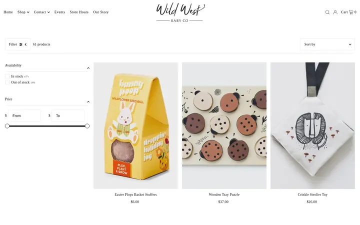 /collections/toys-play — Wild West Baby Co