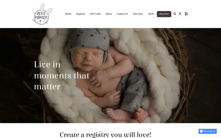/baby-registry — Petit Parker + Co