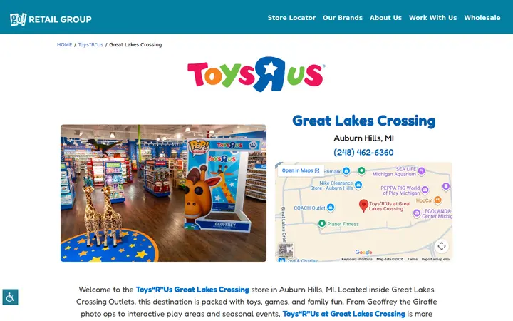 /toysrus/great-lakes-crossing — Toys"R"Us at Denver Premium Outlets