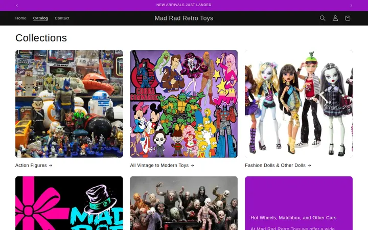 /collections — Mad Rad Retro Toys