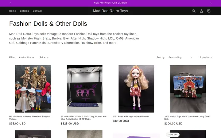 /collections/action-figures-copy — Mad Rad Retro Toys