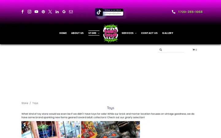 Website of The Gnarly Toybox