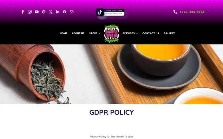 /gdrp-policy — The Gnarly Toybox