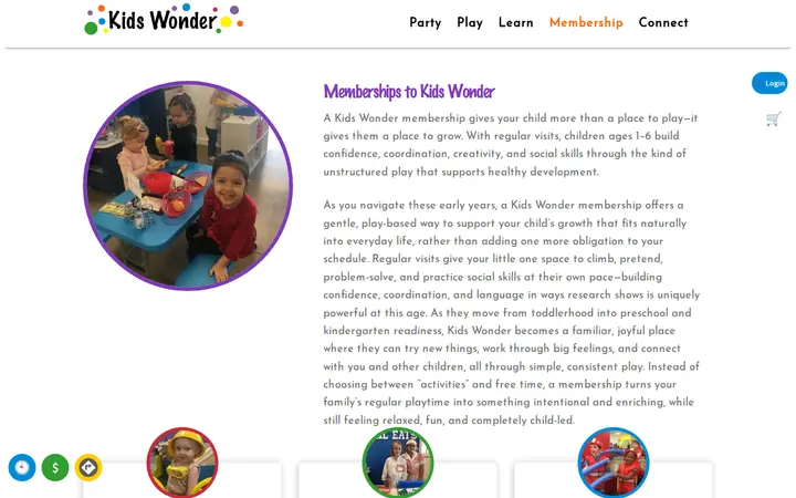 /membership — Kids Wonder