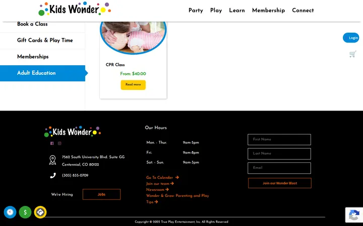 /parent-classes — Kids Wonder