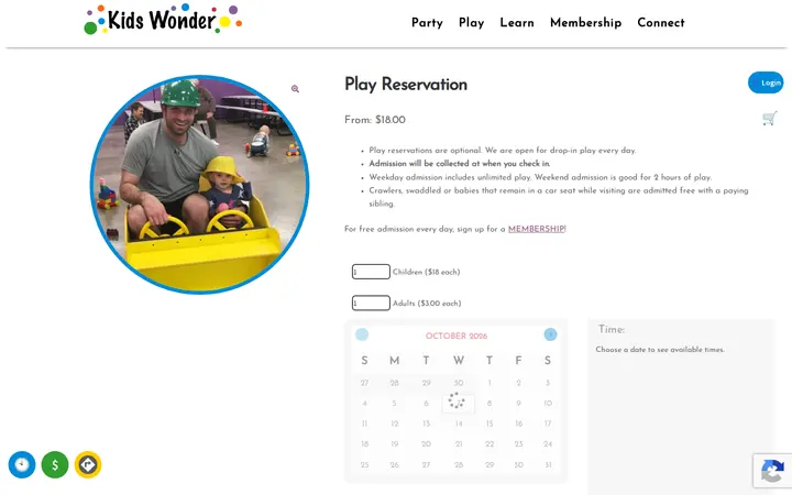 /product/play-reservation — Kids Wonder
