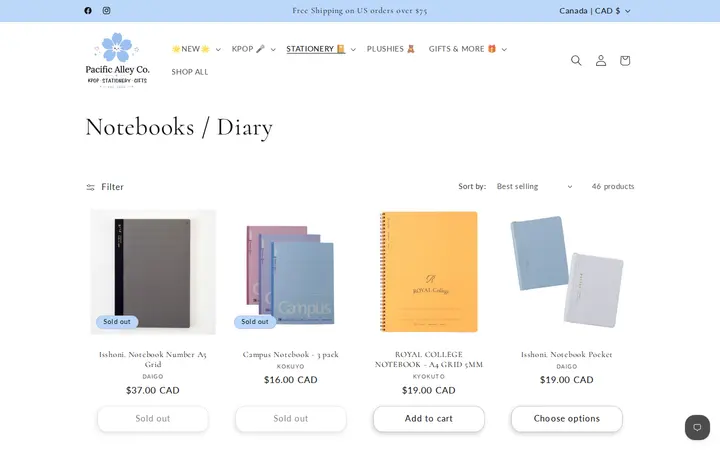 /collections/note-pads — Pacific Alley Co.
