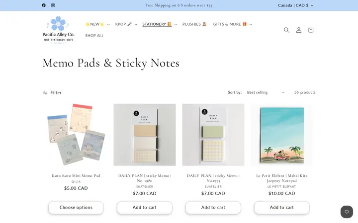 /collections/memo-pads — Pacific Alley Co.