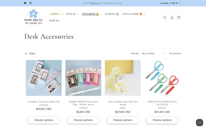 /collections/desk-accessories — Pacific Alley Co.