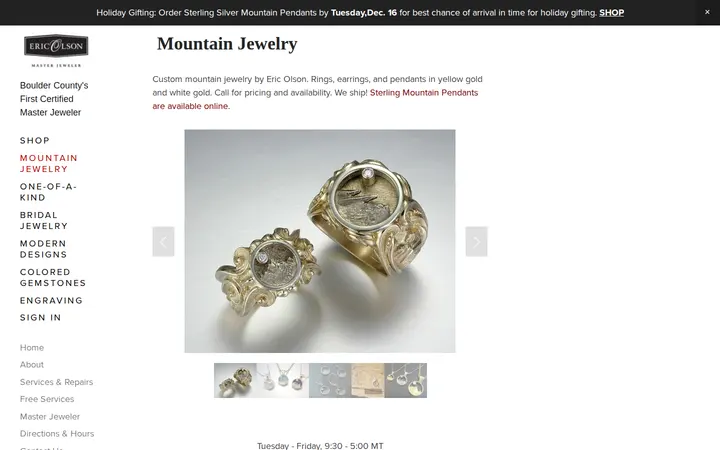 /mountain-jewelry — Eric Olson Master Jeweler