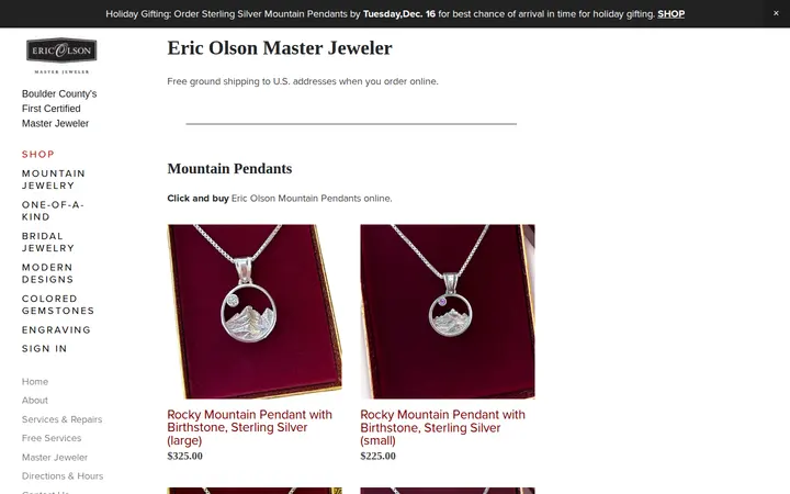 /shop — Eric Olson Master Jeweler