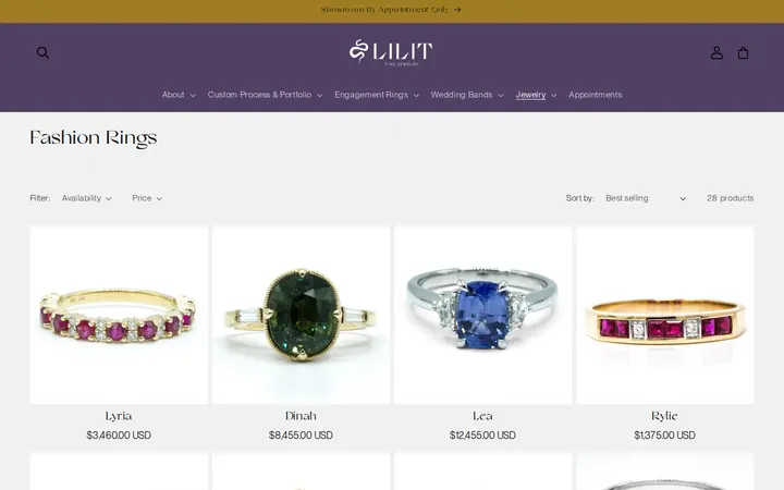 /collections/rings — Lilit Fine Jewelry