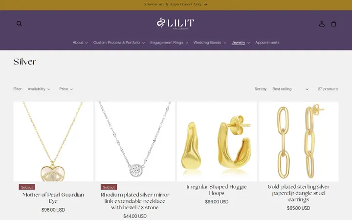 /collections/silver — Lilit Fine Jewelry