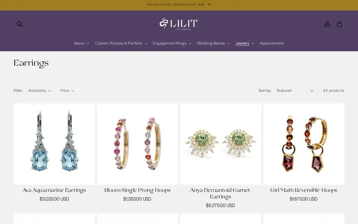 /collections/earrings — Lilit Fine Jewelry