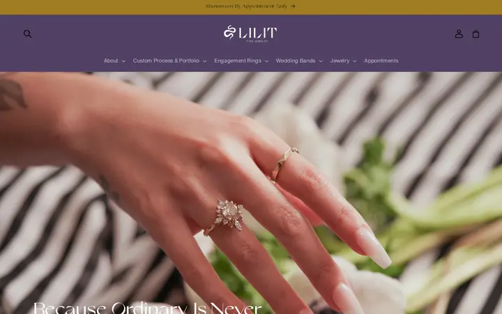 Website of Lilit Fine Jewelry