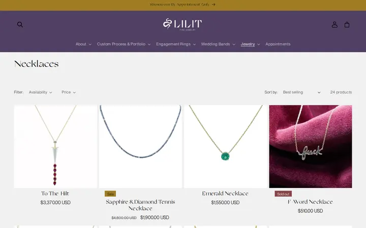 /collections/necklaces — Lilit Fine Jewelry