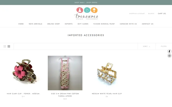 /collections/imported-accessories — Treasures Upscale Consignment