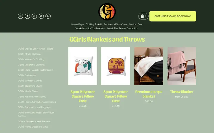 /shop/blankets-and-throws — GGirls Closet LLC