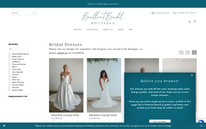 /collections/bridal — Brilliant Bridal