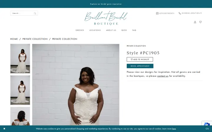 /private-collection/private-collection/pc1905 — Brilliant Bridal
