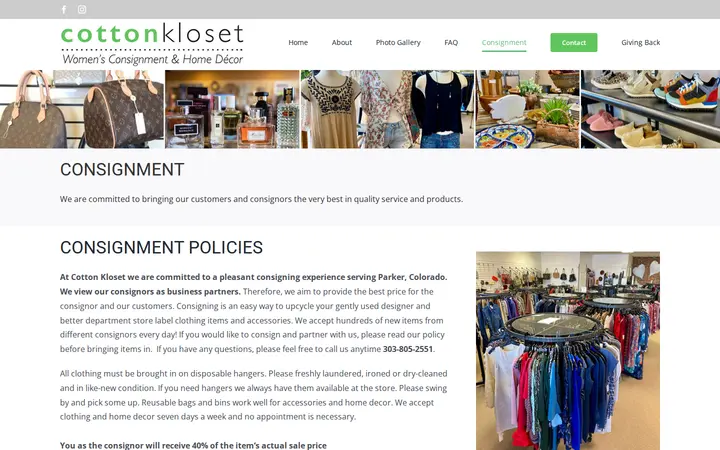 /consignment — Cotton Kloset