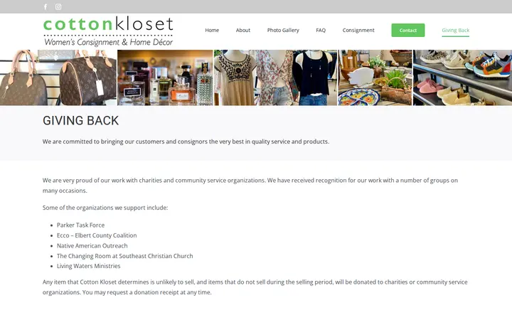/giving-back — Cotton Kloset