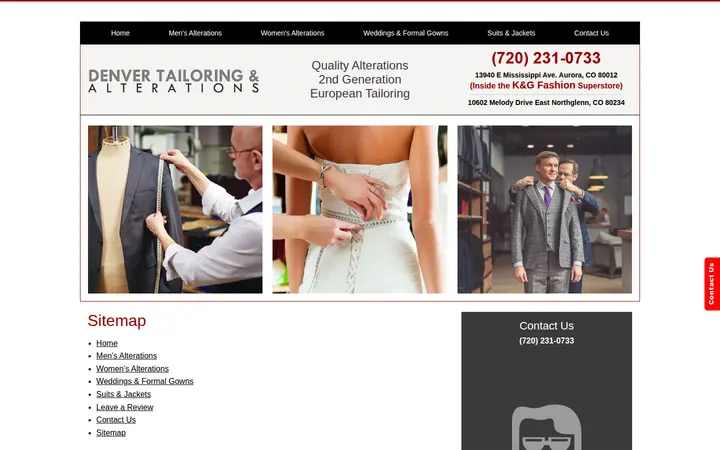 /sitemap.php — Denver Tailoring and Alterations