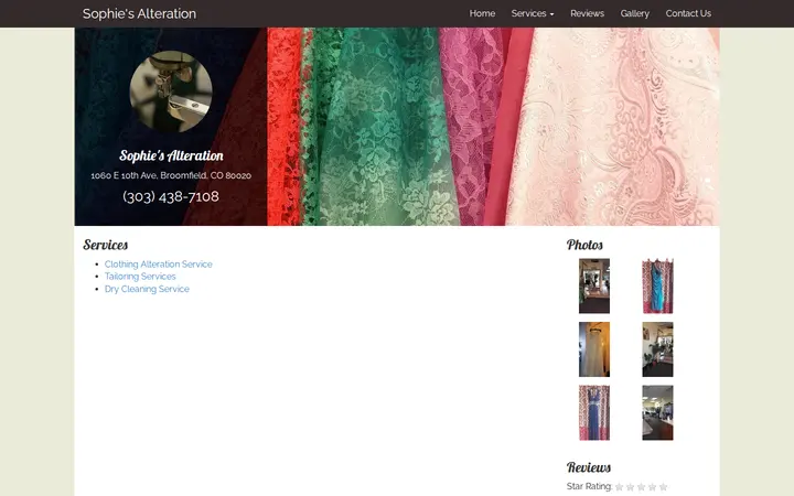 /services — Sophie's Alteration