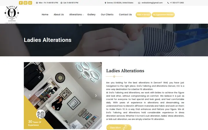 /ladiesalterations.html — EROL'S TAILORING AND ALTERATIONS