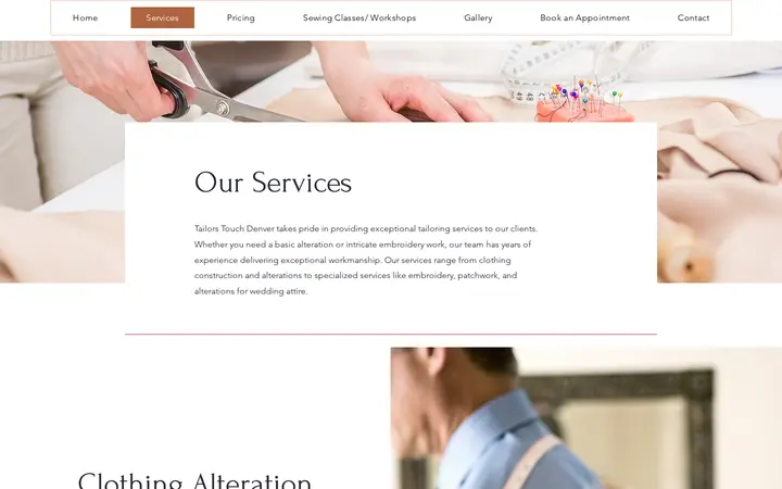 /services — Tailor's Touch