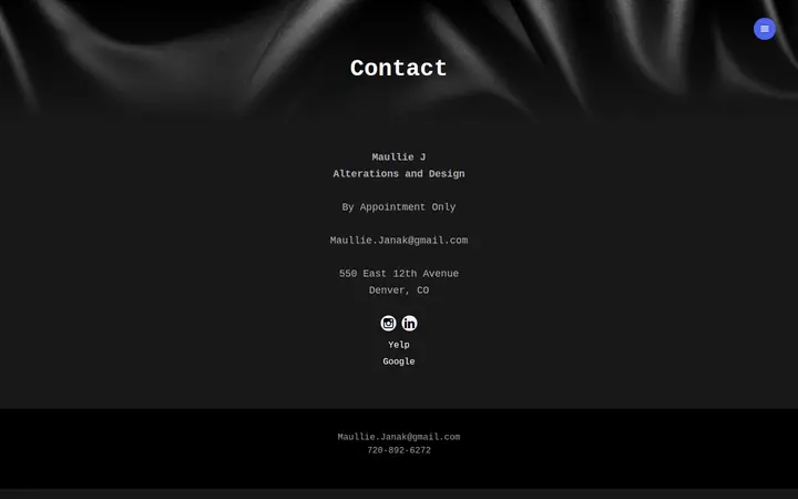 /contact.html — Maullie J Alterations and Design