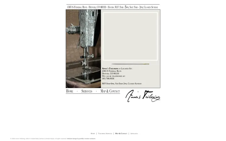 /tailor-shop-map.html — Anna's Tailoring