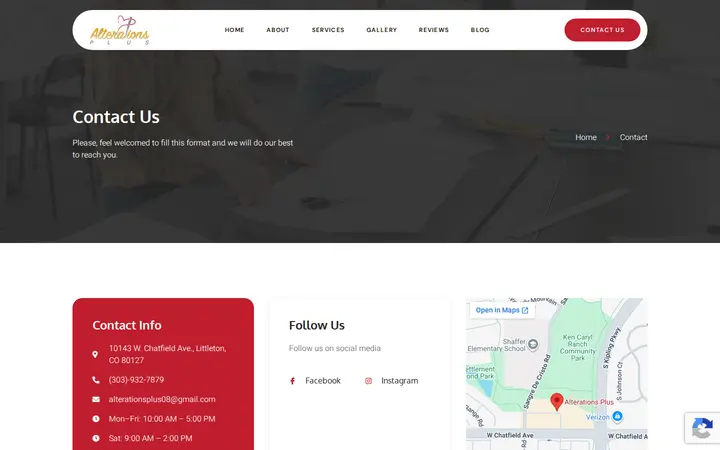 /contact-us — Alterations Plus