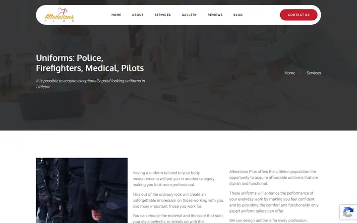 /uniforms-police-firefighters-medical-pilots — Alterations Plus