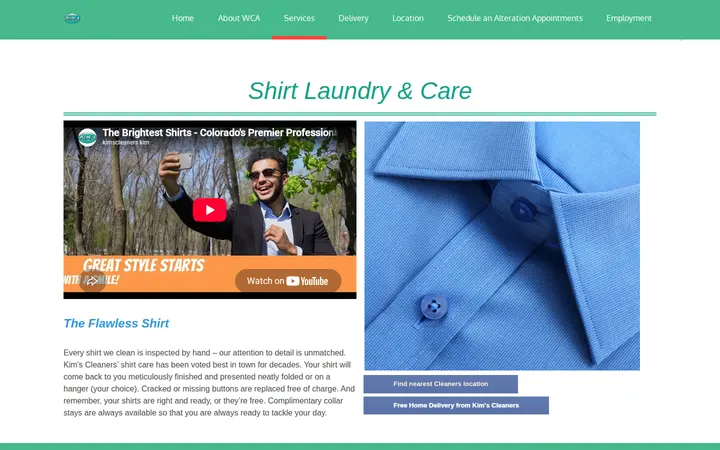 /shirtlaundryandcare — Kim's Cleaners & Alterations