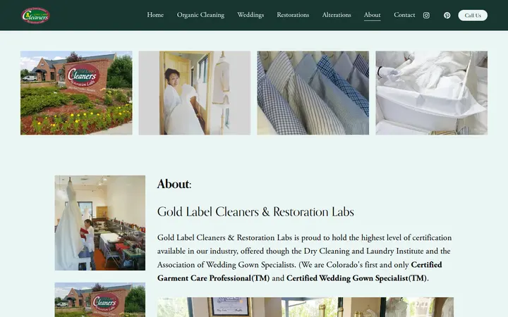 /about — Gold Label Cleaners & Restoration Labs