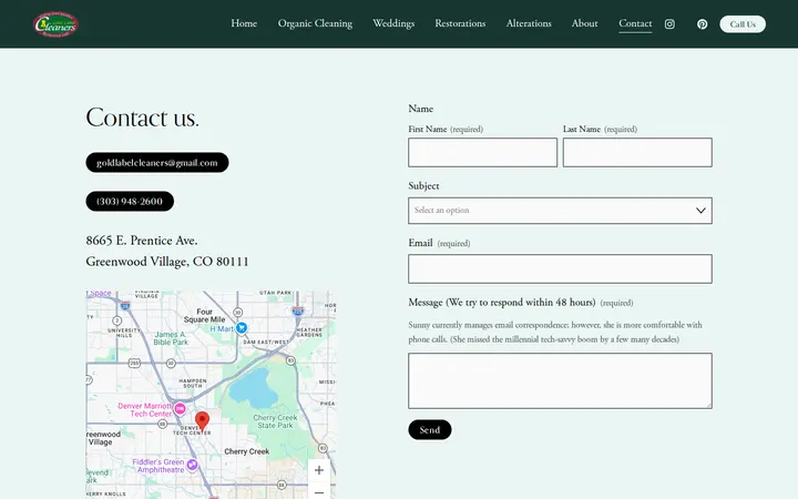 /new-page — Gold Label Cleaners & Restoration Labs