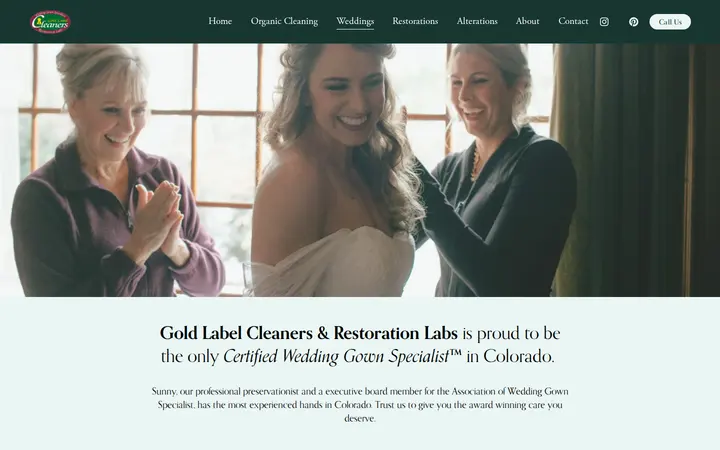 /weddings — Gold Label Cleaners & Restoration Labs