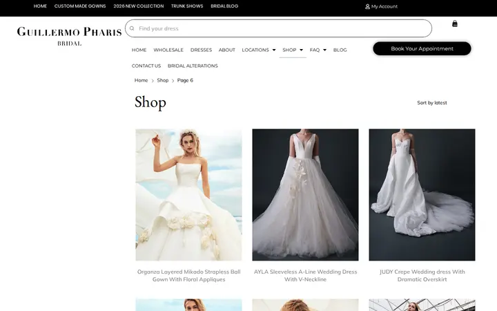 /shop/page/6 — GUILLERMO PHARIS BRIDAL