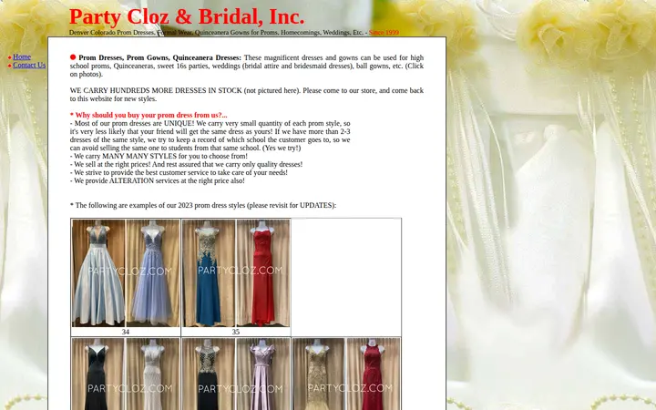 /PromDresses01.html — Party Cloz & Bridal