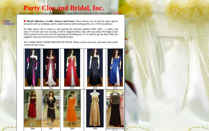 /Dress_Pictures01.html — Party Cloz & Bridal
