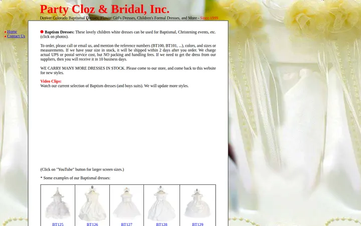 /BaptismDresses01.html — Party Cloz & Bridal