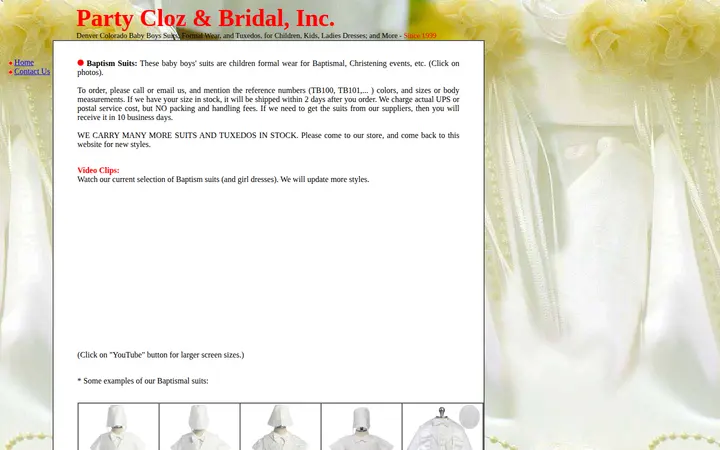 /BaptismSuits01.html — Party Cloz & Bridal