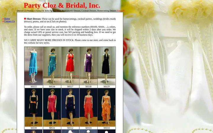 /PartyDresses01.html — Party Cloz & Bridal
