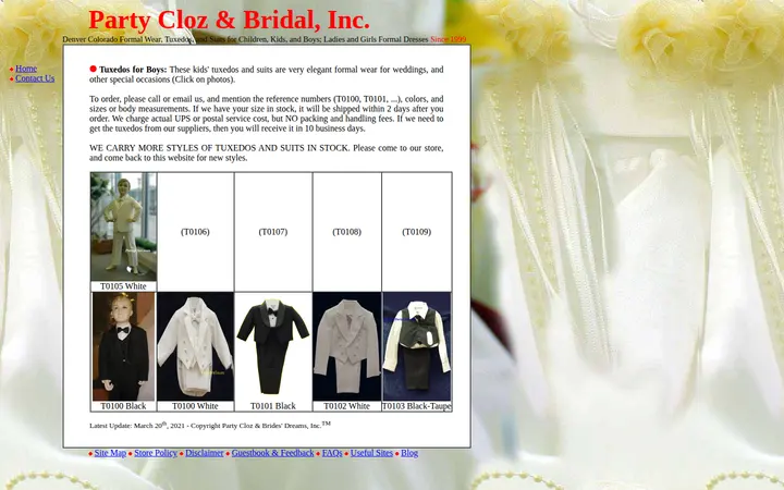 /Tuxedos01.html — Party Cloz & Bridal